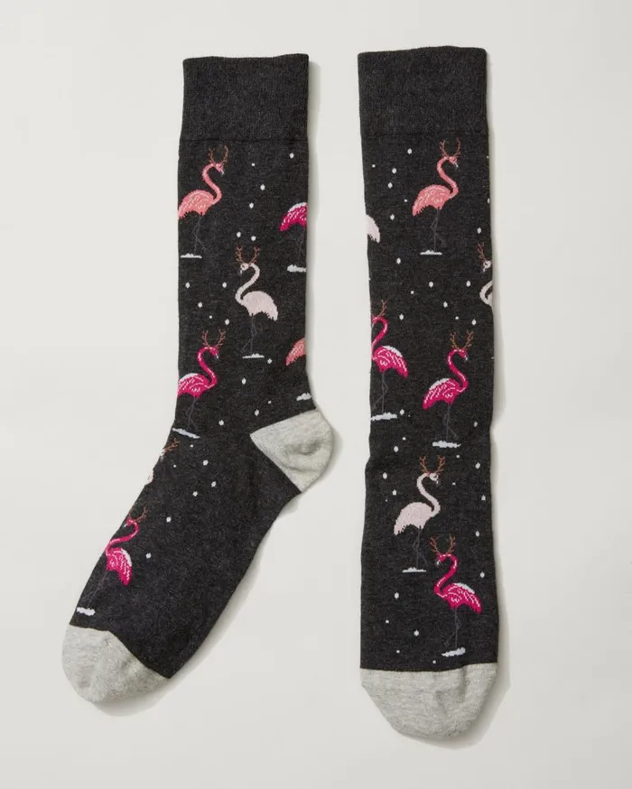 Tommy Bahama Socks Say It Ain039t Snow Socks Charcoal Heather 8211 Men
