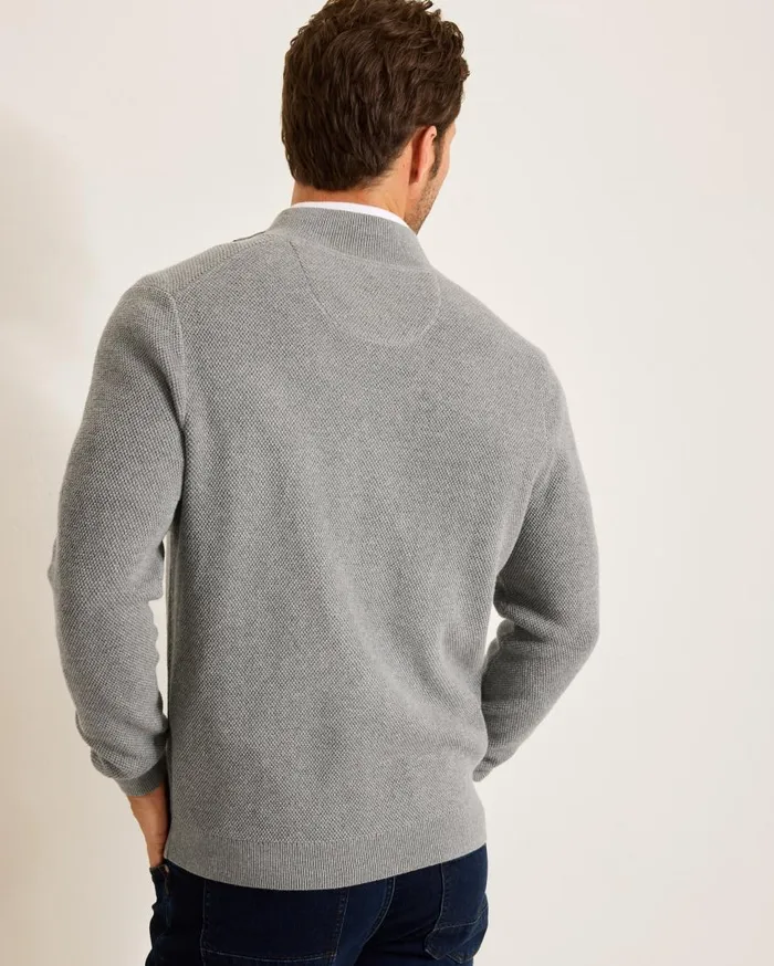 Tommy Bahama Sweaters Marlin Luxe HalfZip Sweater Carbon Grey Heather 8211 Men