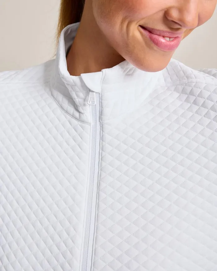 Tommy Bahama Sweatshirts Aubrey Quilted Hybrid Jacket White 8211 Women
