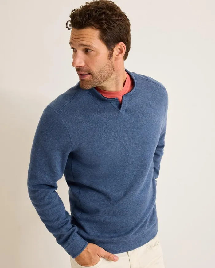 Tommy Bahama Sweatshirts Flip Coast Reversible Abaco Sweatshirt Blue Note Heather 8211 Men Tommy Bahama Sweatshirts Flip Coast Reversible Abaco Sweatshirt Blue Note Heather 8211 Men