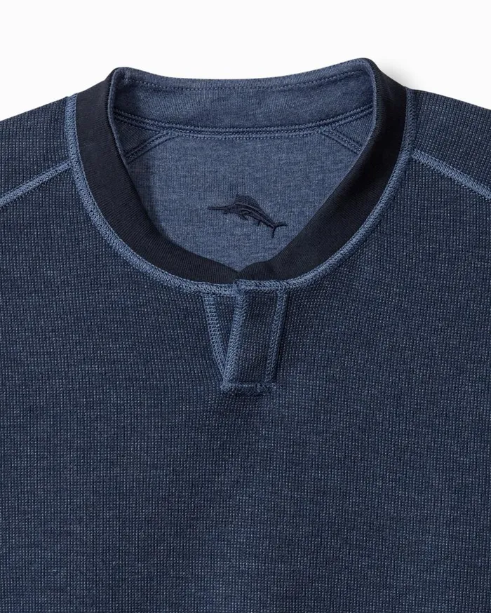 Tommy Bahama Sweatshirts Flip Coast Reversible Abaco Sweatshirt Blue Note Heather 8211 Men Tommy Bahama Sweatshirts Flip Coast Reversible Abaco Sweatshirt Blue Note Heather 8211 Men