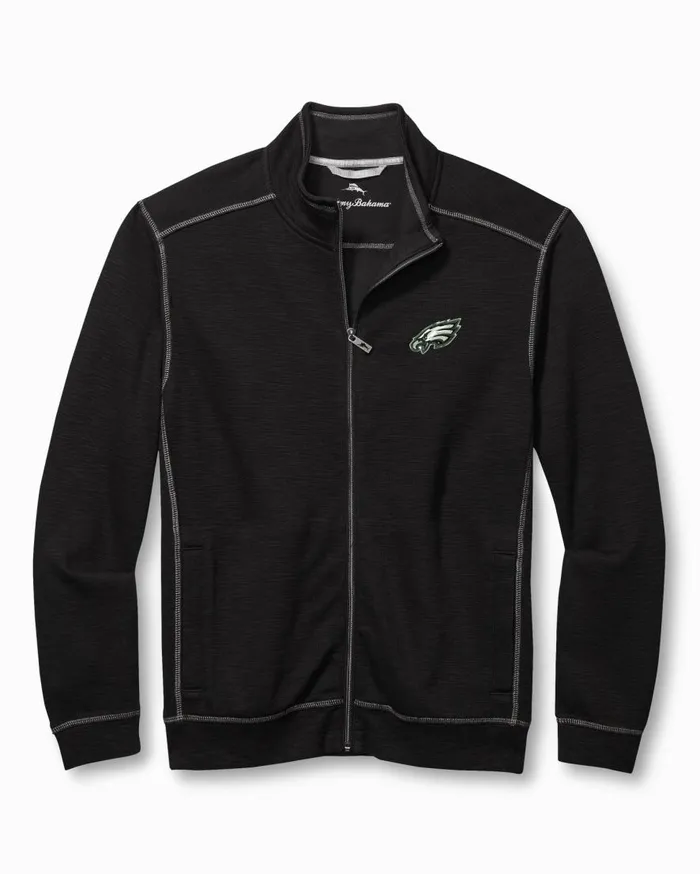 Tommy Bahama Sweatshirts NFL Tobago Bay FullZip Sweatshirt Philadelphiaeagles 8211 Men