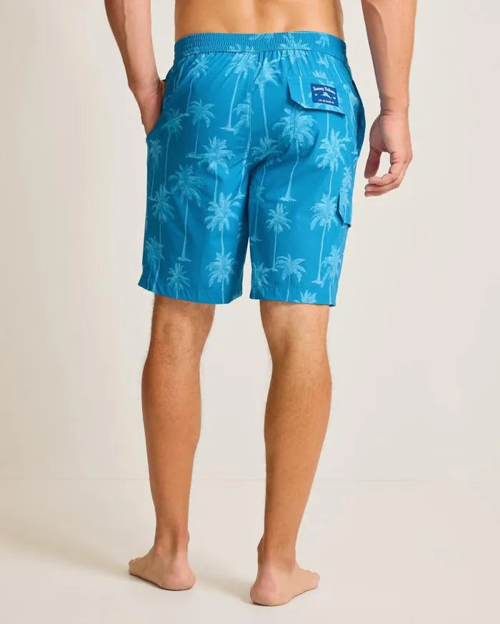 Tommy Bahama Swim and Boardshorts Baja Palmero 9Inch Boardshorts Blue Allure 8211 Men