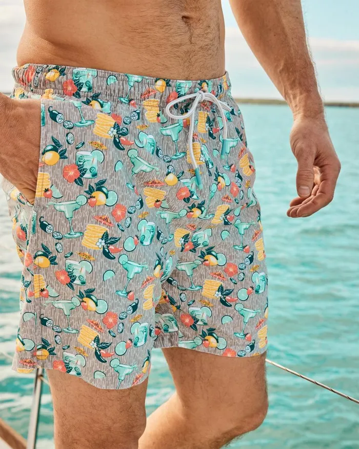 Tommy Bahama Swim and Boardshorts Naples Tales Of A Cocktail 6Inch Swim Trunks Concrete Grey 8211 Men Tommy Bahama Swim and Boardshorts Naples Tales Of A Cocktail 6Inch Swim Trunks Concrete Grey 8211 Men