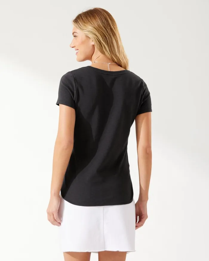 Tommy Bahama Tops and Shirts Ashby Isles ShortSleeve TShirt Black 8211 Women Tommy Bahama Tops and Shirts Ashby Isles ShortSleeve TShirt Black 8211 Women