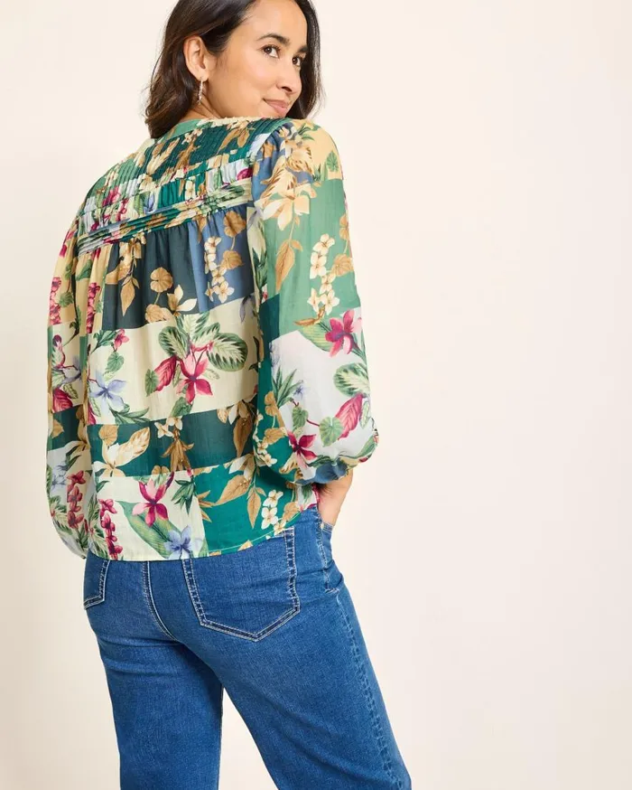 Tommy Bahama Tops and Shirts Hightide Flora Pintuck Blouse Bonsai 8211 Women Tommy Bahama Tops and Shirts Hightide Flora Pintuck Blouse Bonsai 8211 Women