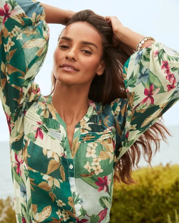 Tommy Bahama Tops and Shirts Hightide Flora Pintuck Blouse Bonsai 8211 Women Tommy Bahama Tops and Shirts Hightide Flora Pintuck Blouse Bonsai 8211 Women
