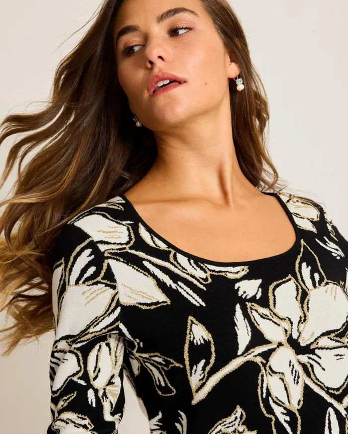 Tommy Bahama Tops and Shirts Noche Mar Jacquard Sweater Black 8211 Women Tommy Bahama Tops and Shirts Noche Mar Jacquard Sweater Black 8211 Women