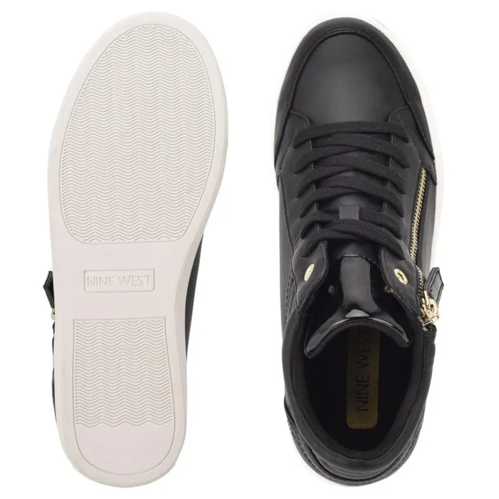 Tons High Top Hidden Wedge Sneakers Black Women Nine West Sneakers Tons High Top Hidden Wedge Sneakers Black Women Nine West Sneakers