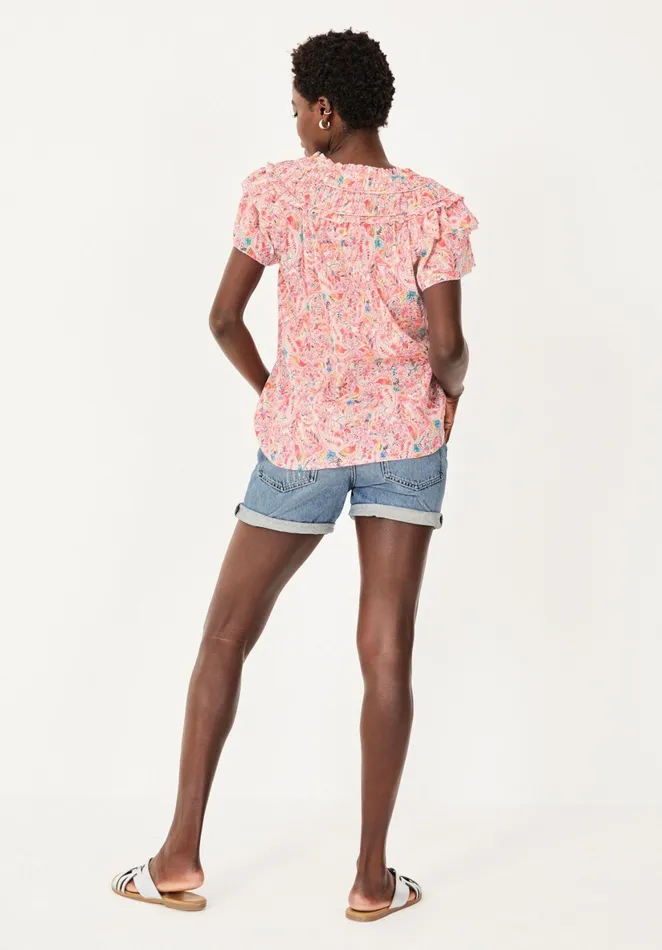 Tops and TShirts Women Hush Lauren Printed Top Watercolour Paisley
