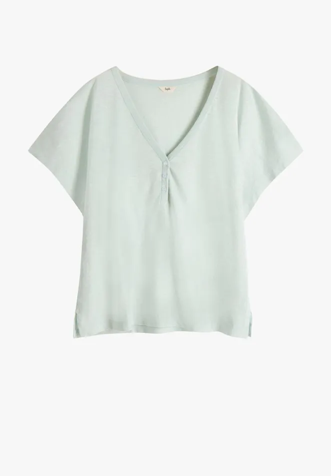 Tops and TShirts Women Hush Micah Henley TShirt Icy Green
