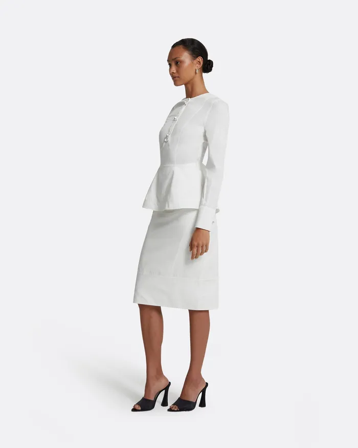 Tops Fatima Ivory Top Ivory 8211 Safiyaa Women