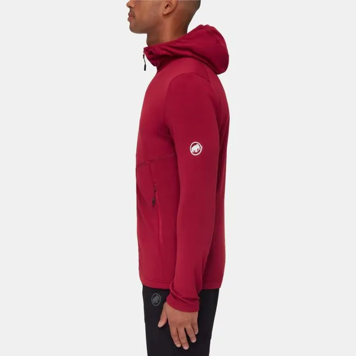 Tops Men Mammut Aconcagua Light ML Hooded Jacket Blood Red