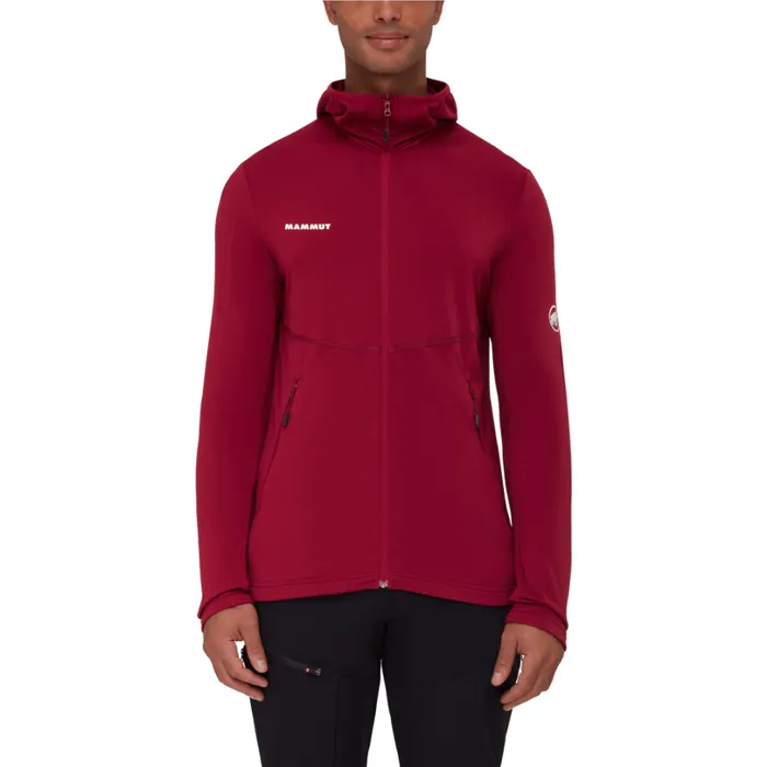 Tops Men Mammut Aconcagua Light ML Hooded Jacket Blood Red
