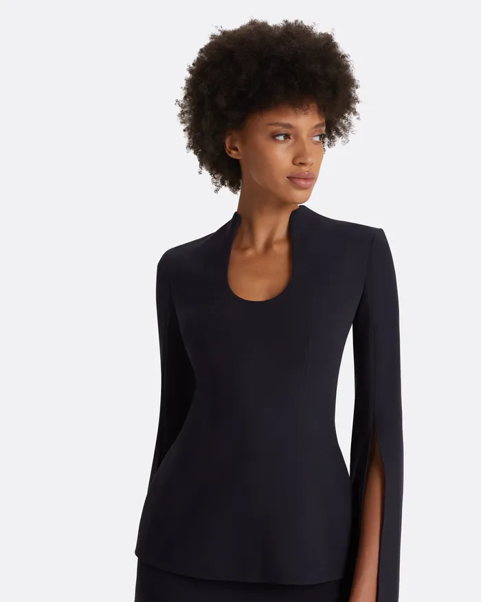 Tops Safiyaa Women Thais Midnight Navy Top Midnight Navy
