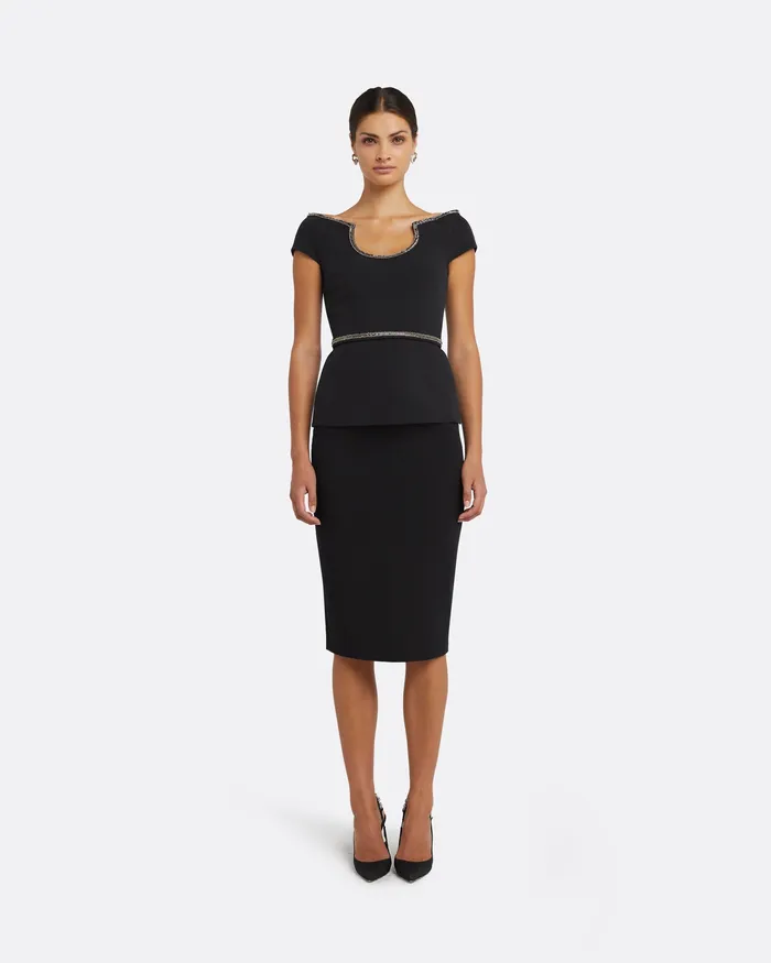 Tops Safiyaa Women Xena Black Top Black