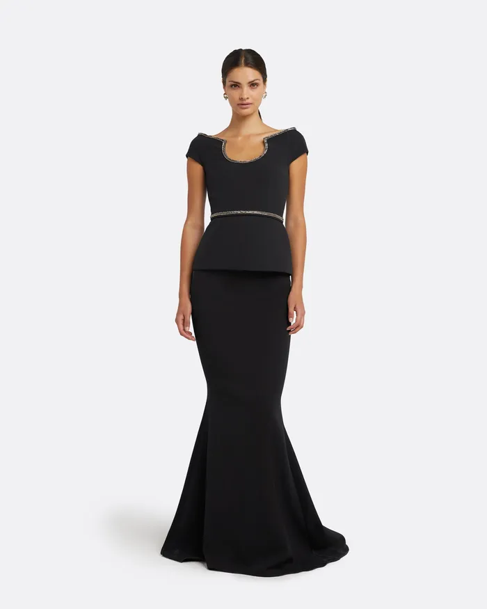 Tops Safiyaa Women Xena Black Top Black
