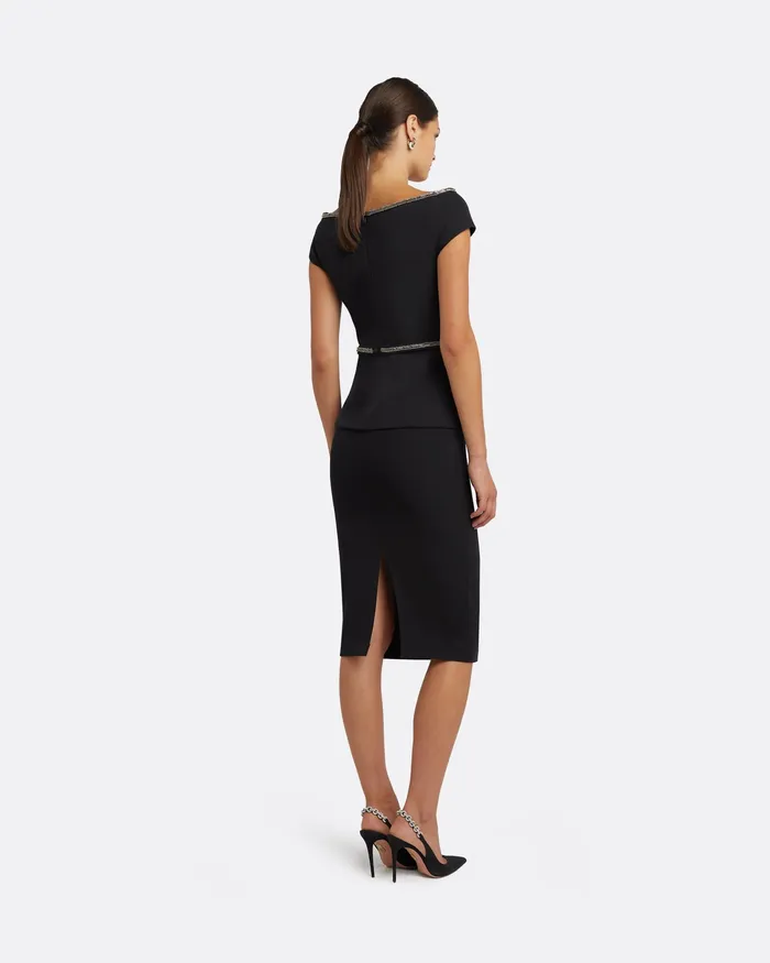 Tops Safiyaa Women Xena Black Top Black