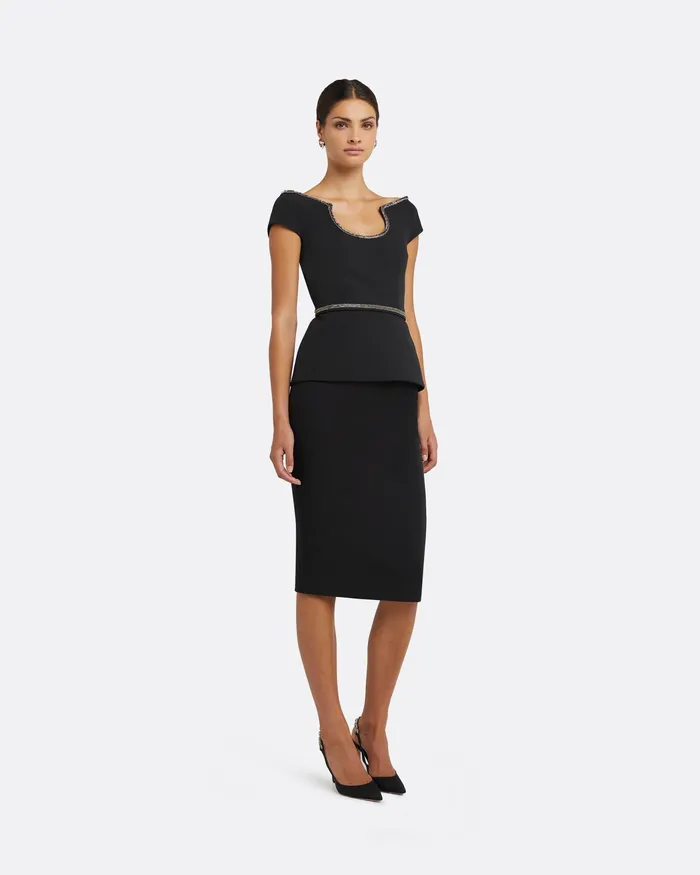 Tops Safiyaa Women Xena Black Top Black
