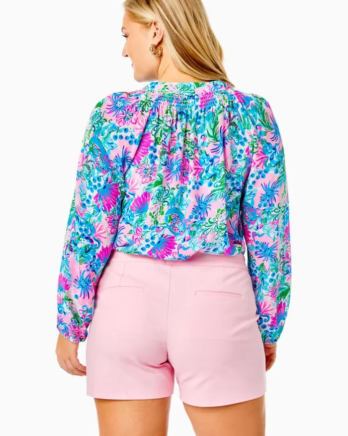Tops Women Lilly Pulitzer Faira Sweater Resort White Pearl Blossom Embroidery Tops Women Lilly Pulitzer Faira Sweater Resort White Pearl Blossom Embroidery