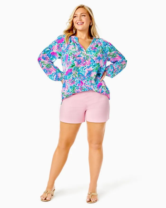 Tops Women Lilly Pulitzer Faira Sweater Resort White Pearl Blossom Embroidery Tops Women Lilly Pulitzer Faira Sweater Resort White Pearl Blossom Embroidery