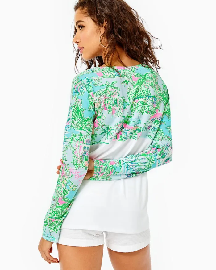 Tops Women Lilly Pulitzer Finn Top Multi Lilly Loves Palm Beach