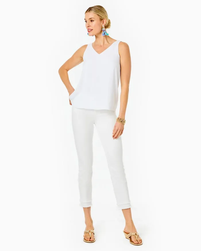 Tops Women Lilly Pulitzer Florin Reversible Top Resort White Tops Women Lilly Pulitzer Florin Reversible Top Resort White