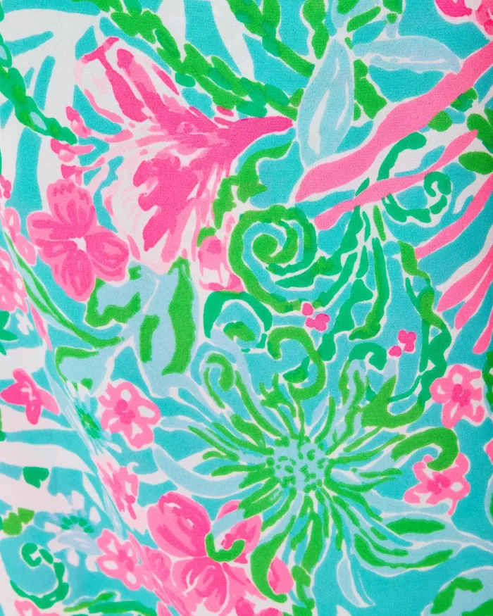 Tops Women Lilly Pulitzer Nadia Cami Amalfi Blue Leaf It Wild Tops Women Lilly Pulitzer Nadia Cami Amalfi Blue Leaf It Wild