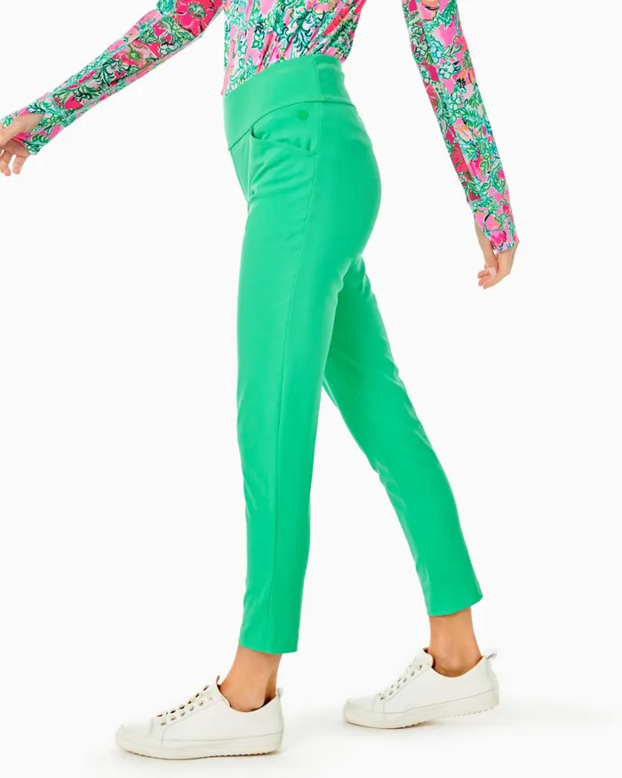 Tops Women Lilly Pulitzer UPF 50 Luxletic Imara Polo Top Pink Blossom Foxy Llama