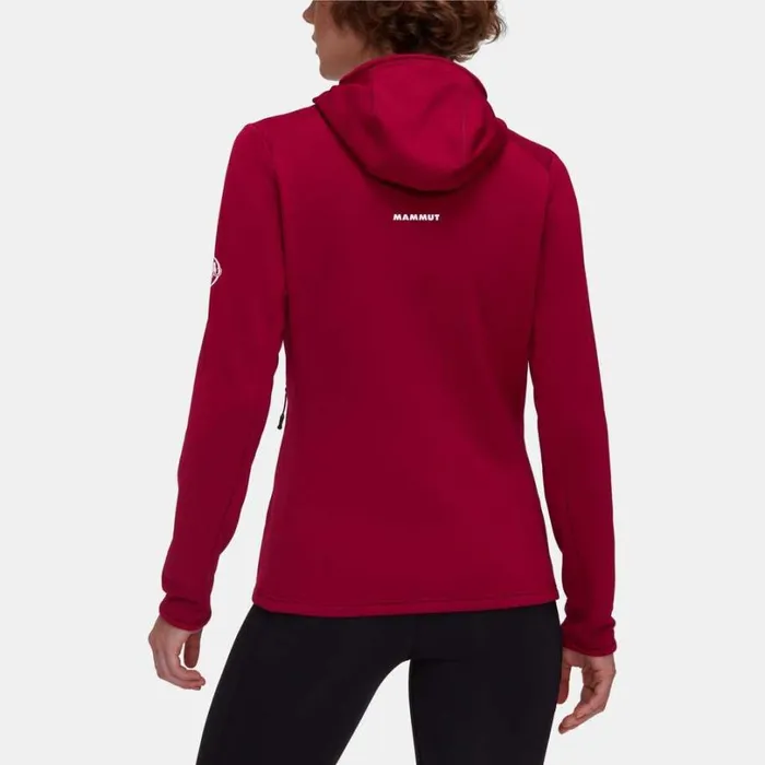 Tops Women Mammut Aconcagua Light ML Hooded Jacket Blood Red Tops Women Mammut Aconcagua Light ML Hooded Jacket Blood Red