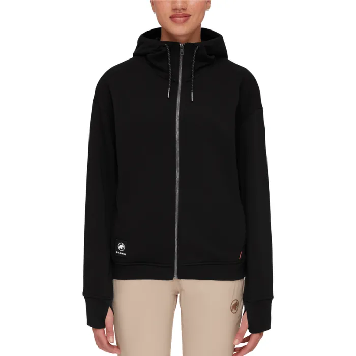 Tops Women Mammut ML Hooded Jacket Black Tops Women Mammut ML Hooded Jacket Black