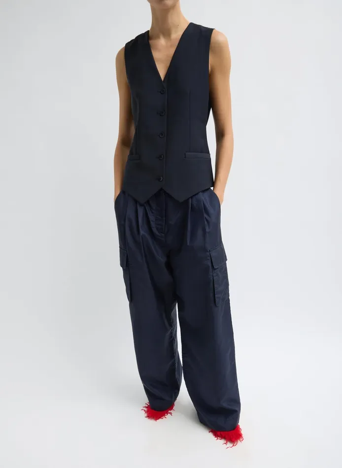 Tops Women Tibi Tropical Wool Vest