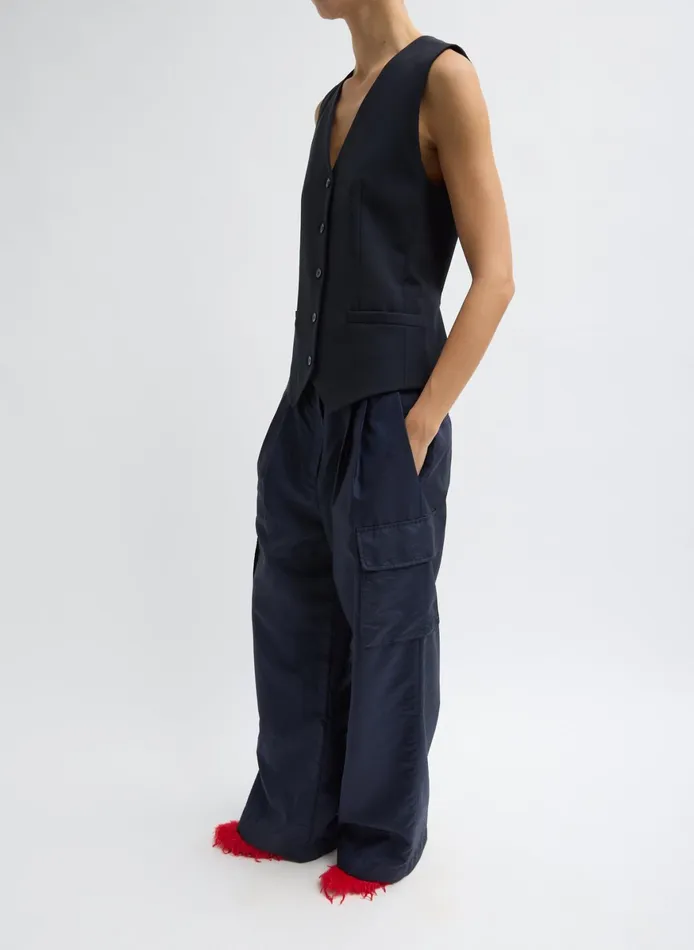 Tops Women Tibi Tropical Wool Vest