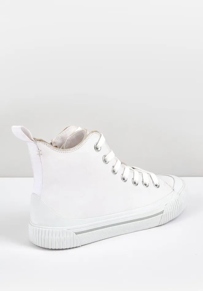 Trainers Women Hush Hadleigh Hi Top Trainers White
