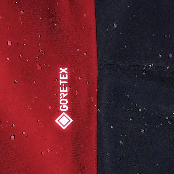 Trousers and Pants Men Berghaus MTN Arete Descend GTX Bib Pants 8211 Dark RedBlack