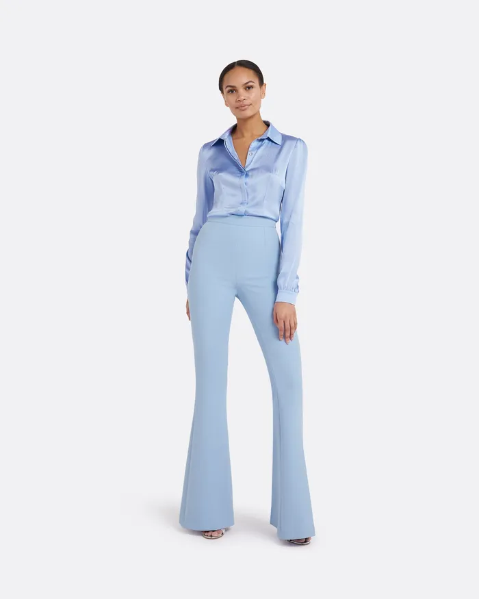 Trousers Halluana Soft Sky Trousers Soft Sky 8211 Safiyaa Women