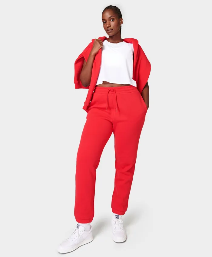 Trousers Powerhouse Jogger Vivid Red 8211 Sweaty Betty Women