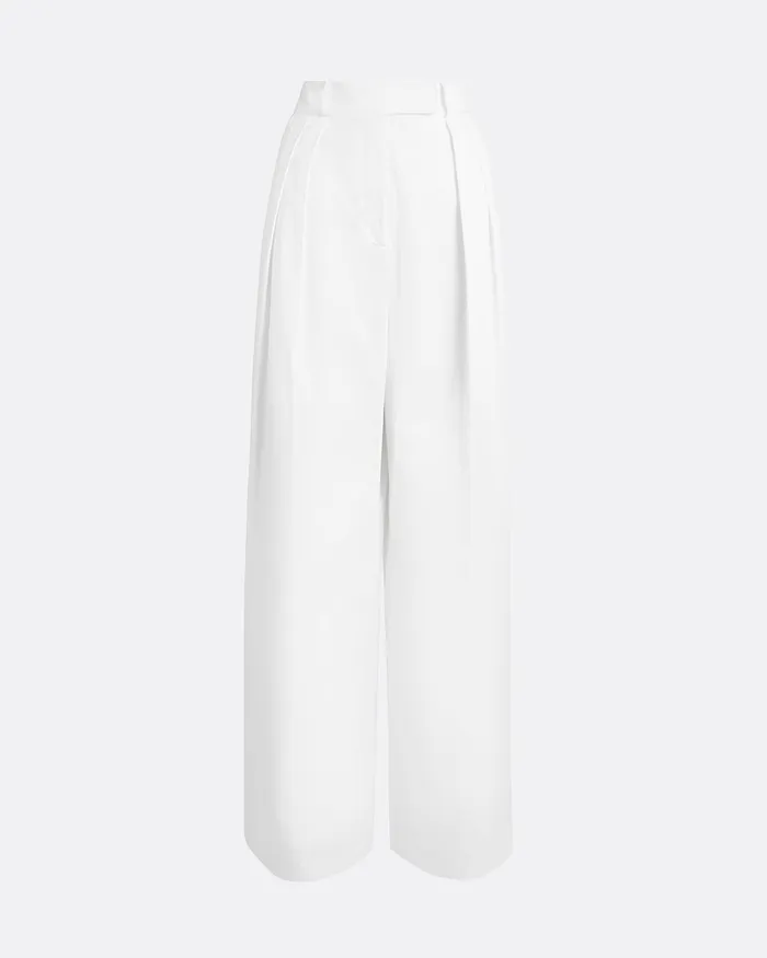 Trousers Safiyaa Women Benette Ivory Trousers Ivory