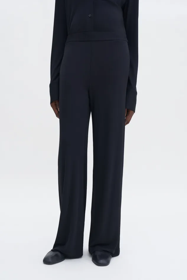 Trousers Women filippak Fluid Jersey Trousers Black