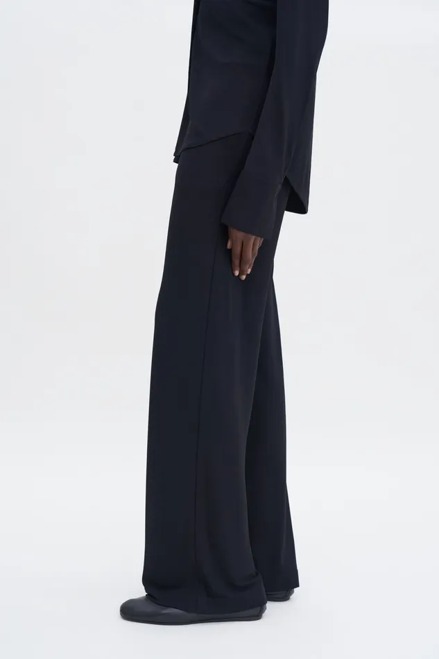 Trousers Women filippak Fluid Jersey Trousers Black