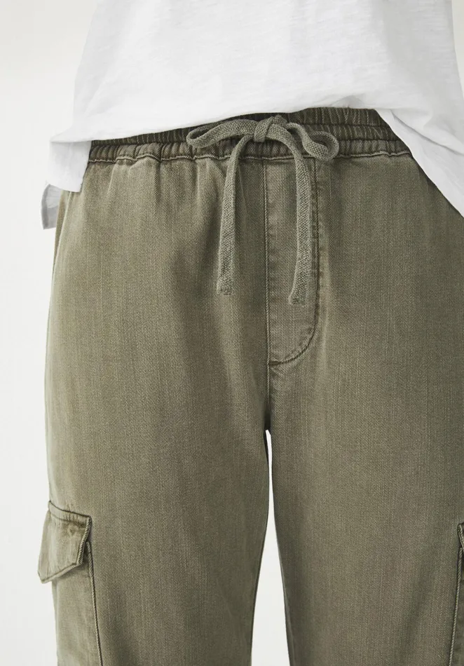 Trousers Women Hush Washed Cargo Trousers Khaki