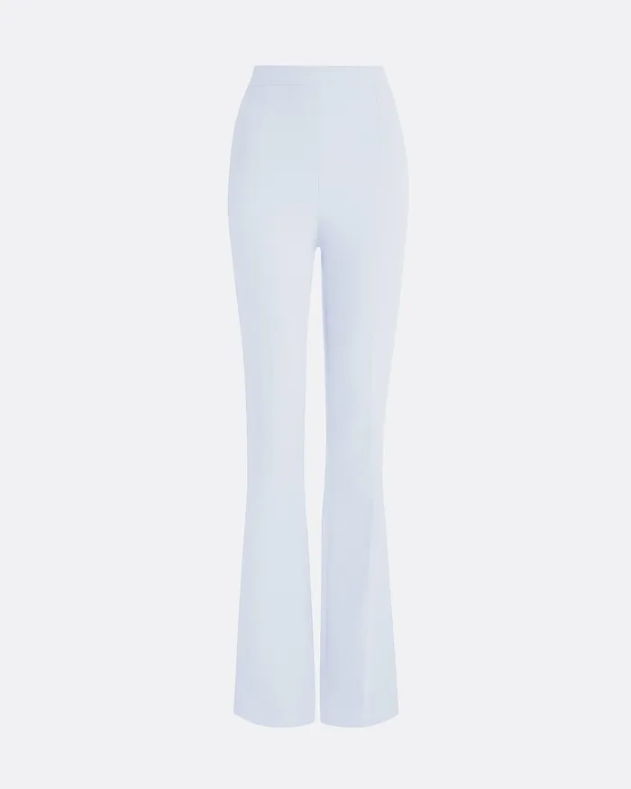 Trousers Women Safiyaa Alexa Silk Blue Trousers Silk Blue