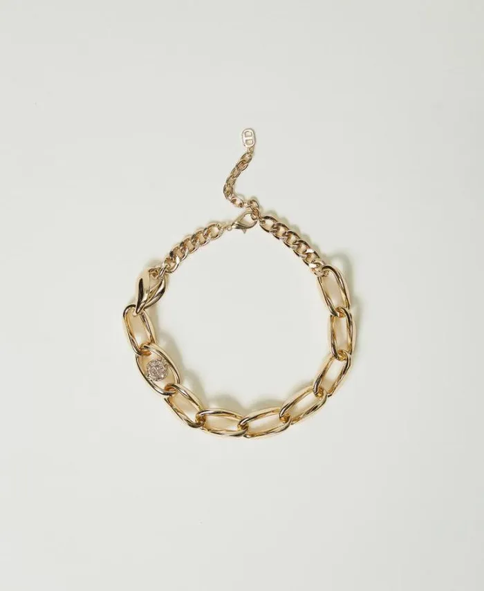 Twinset Jewellery Chain Design Choker New Gold 8211 Accessories