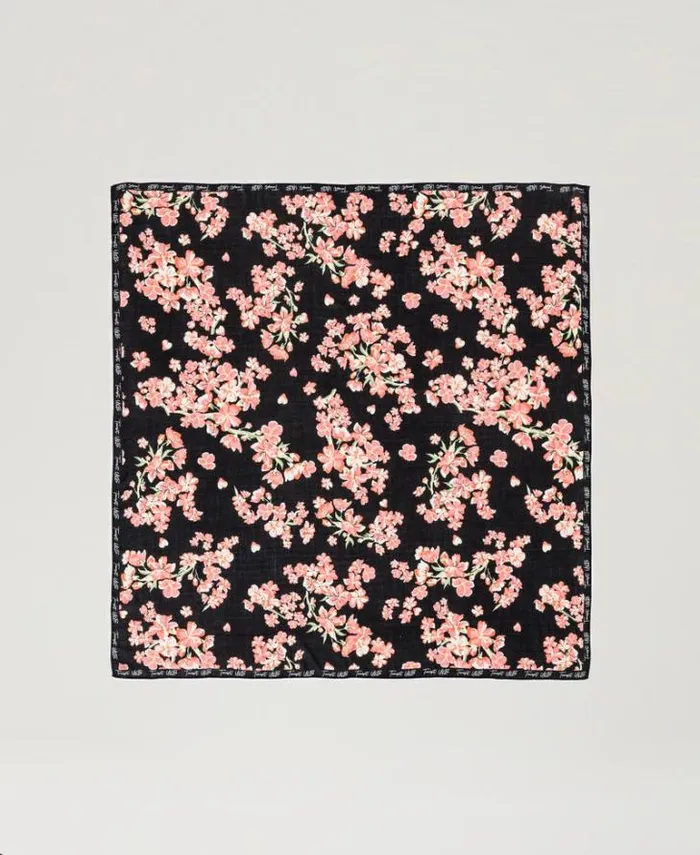Twinset Scarves Floral Print Kefiah Multicolour Blooming 8211 Accessories