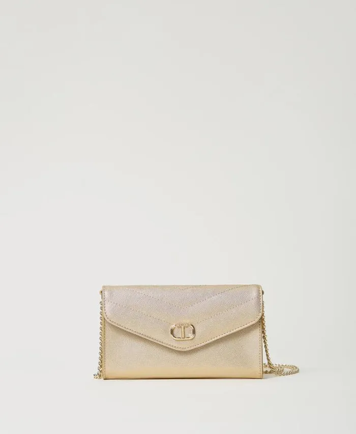 Twinset Shoulder Bags Mini Smartphone Bag With Shoulder Strap Yellow Gold 8211 Bags