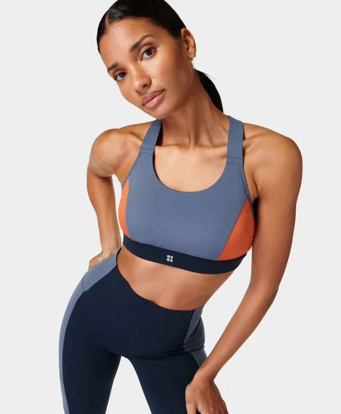 Underwear Sweaty Betty Women Power Medium Support Sports Bra Endless Blue
