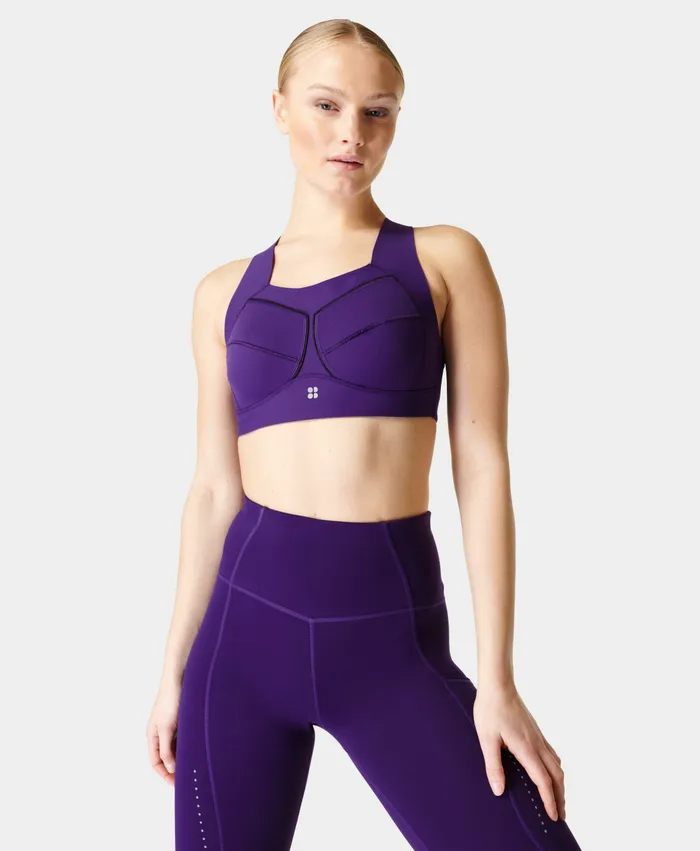 Underwear Sweaty Betty Women Zero Gravity Running Bra Celestial Purple