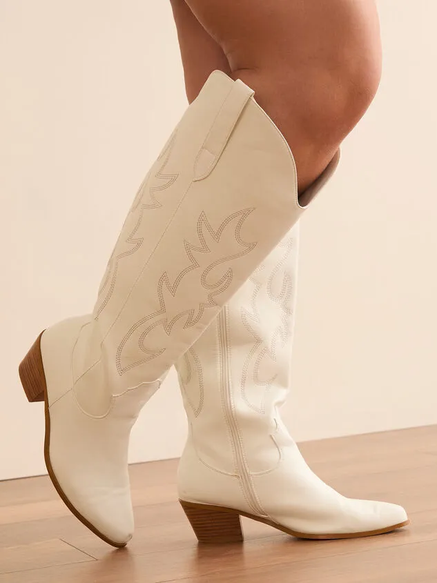 Urson Wide Width and Calf Boots By Billini White Women Altar039d State Shoes