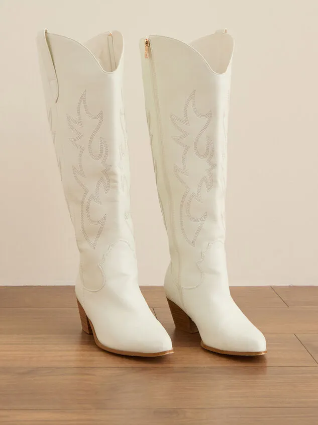 Urson Wide Width and Calf Boots By Billini White Women Altar039d State Shoes
