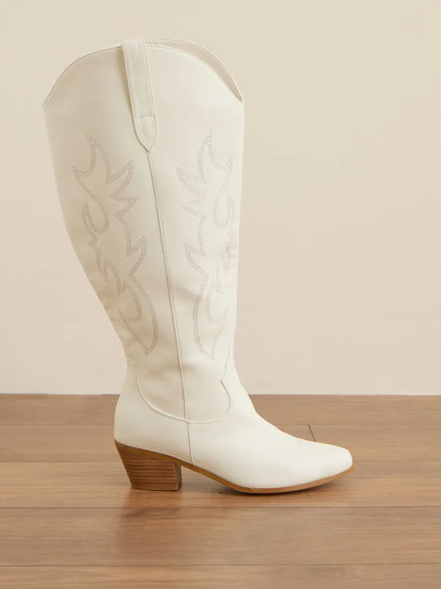 Urson Wide Width and Calf Boots By Billini White Women Altar039d State Shoes